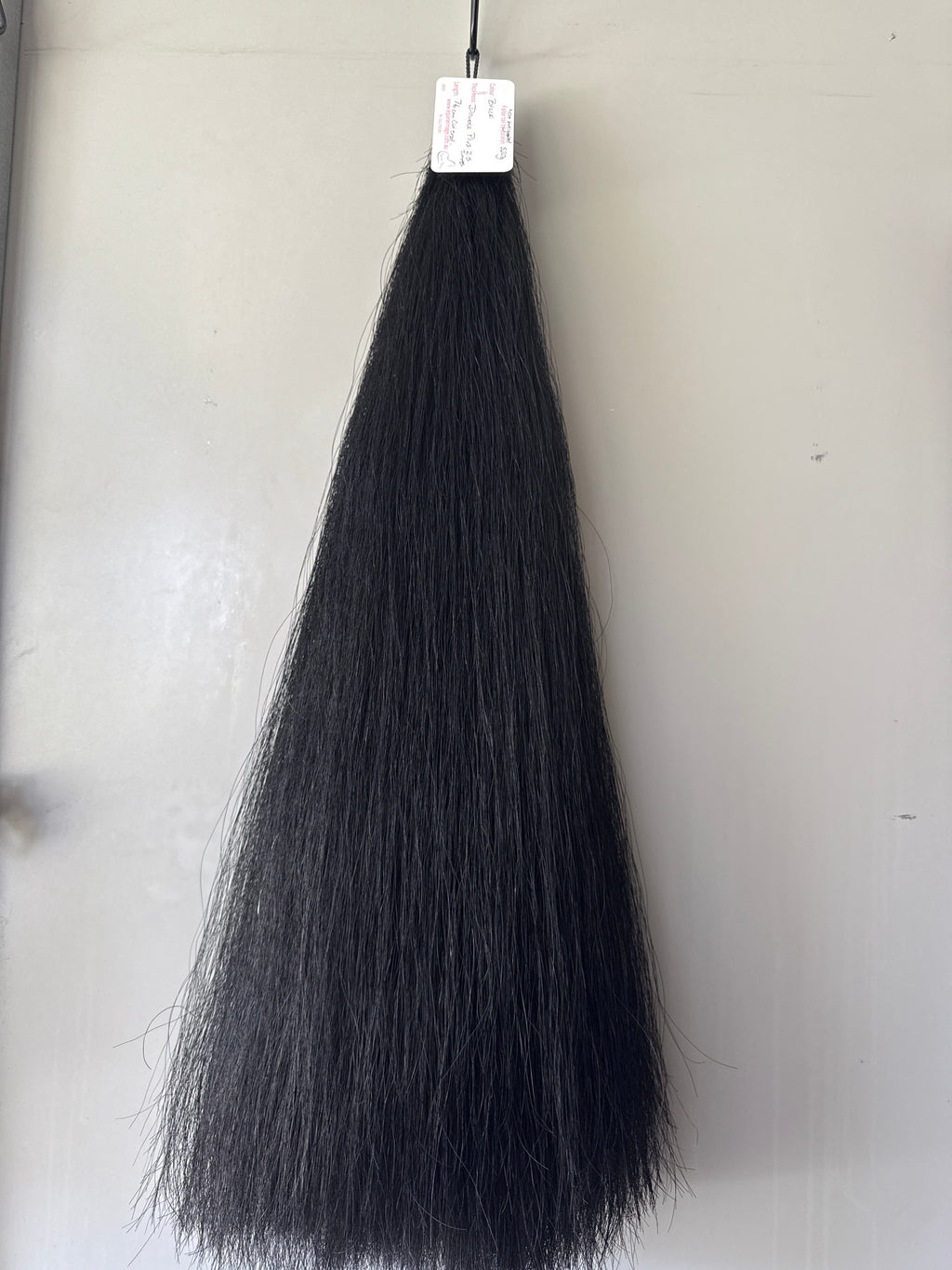 Dyed Black Double plus ( 2 1/4 -2.5 times ) 520g non weighted 76 cm long