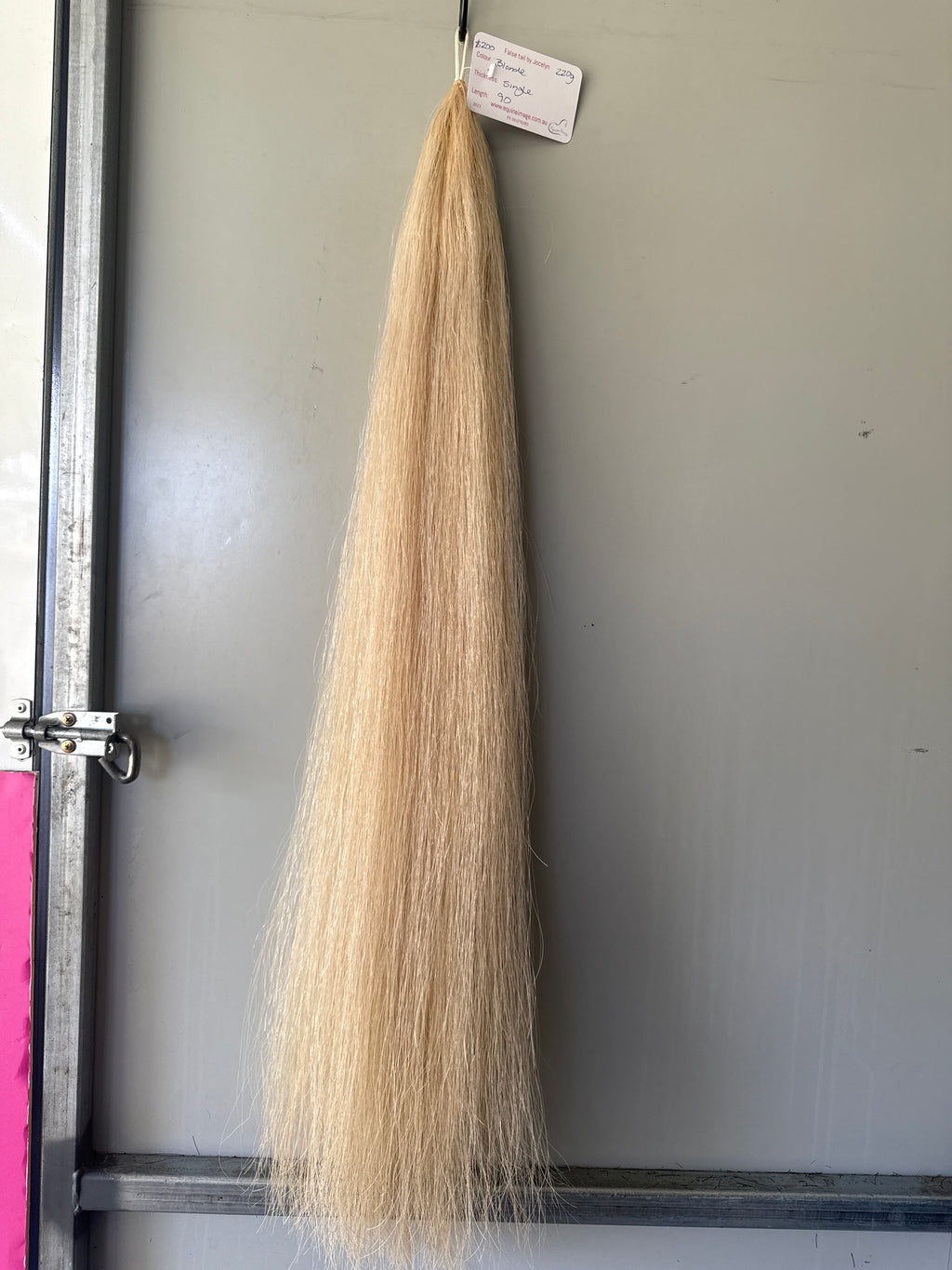 Blonde Single thickness 90 cm natural end