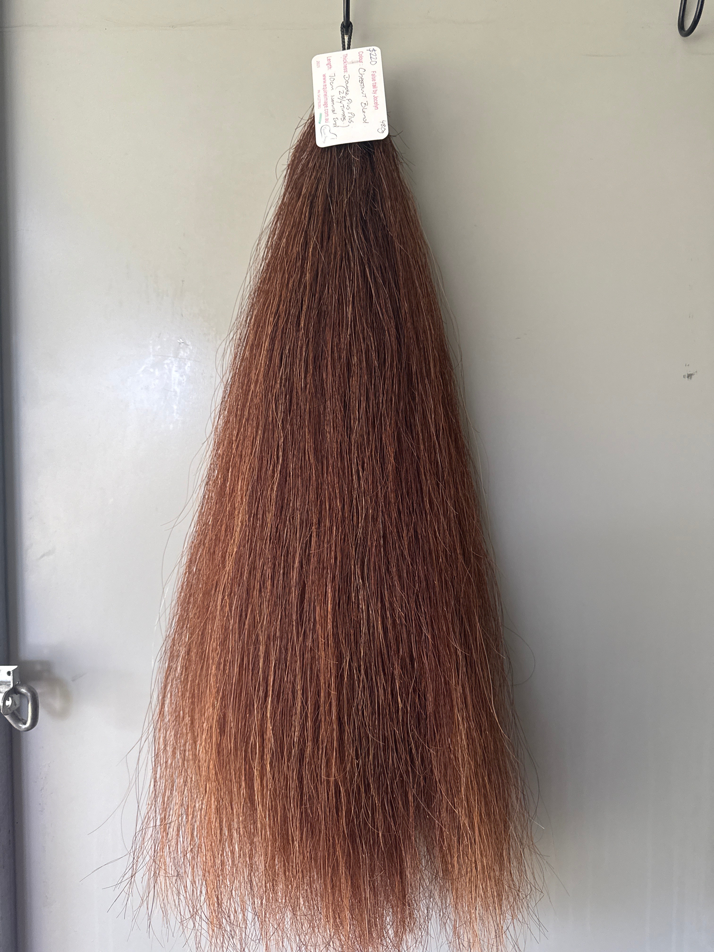 Chestnut mix blend 70 cm natural end 70 cm Double plus 2.5-2 3/4 times ) 480g