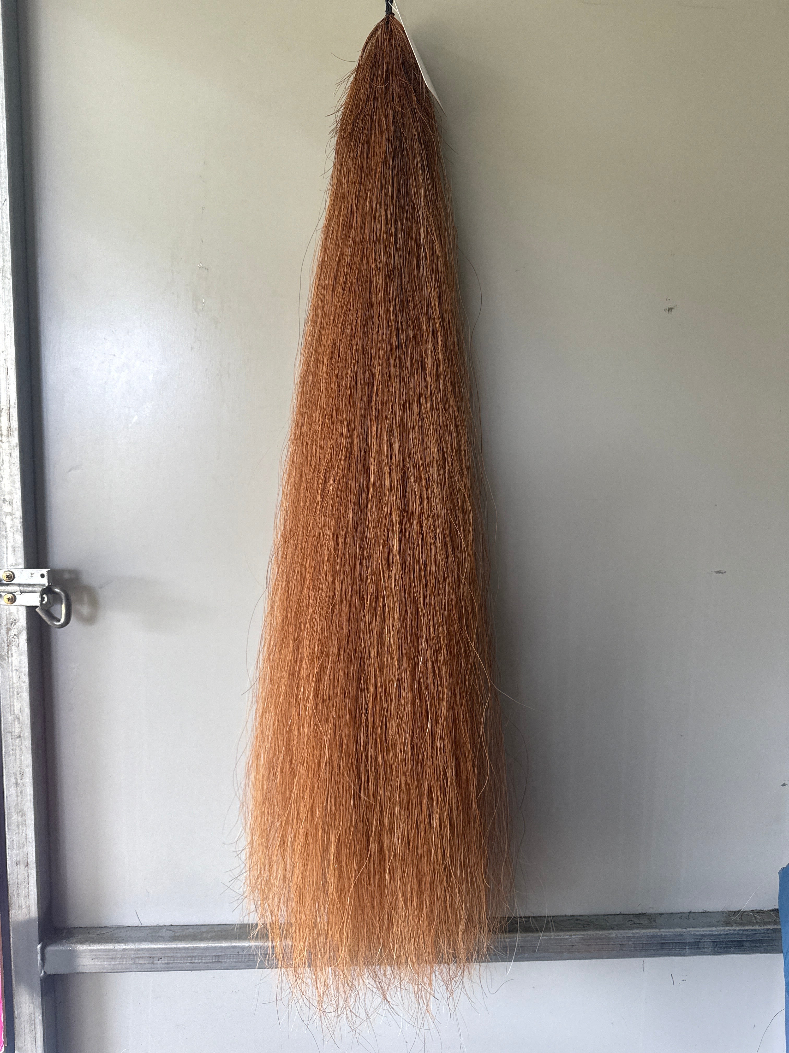 light ( golden) Chestnut Blend 86 cm Stockhorse / Dressage length Full plus (1.5 times ) 300g of hair