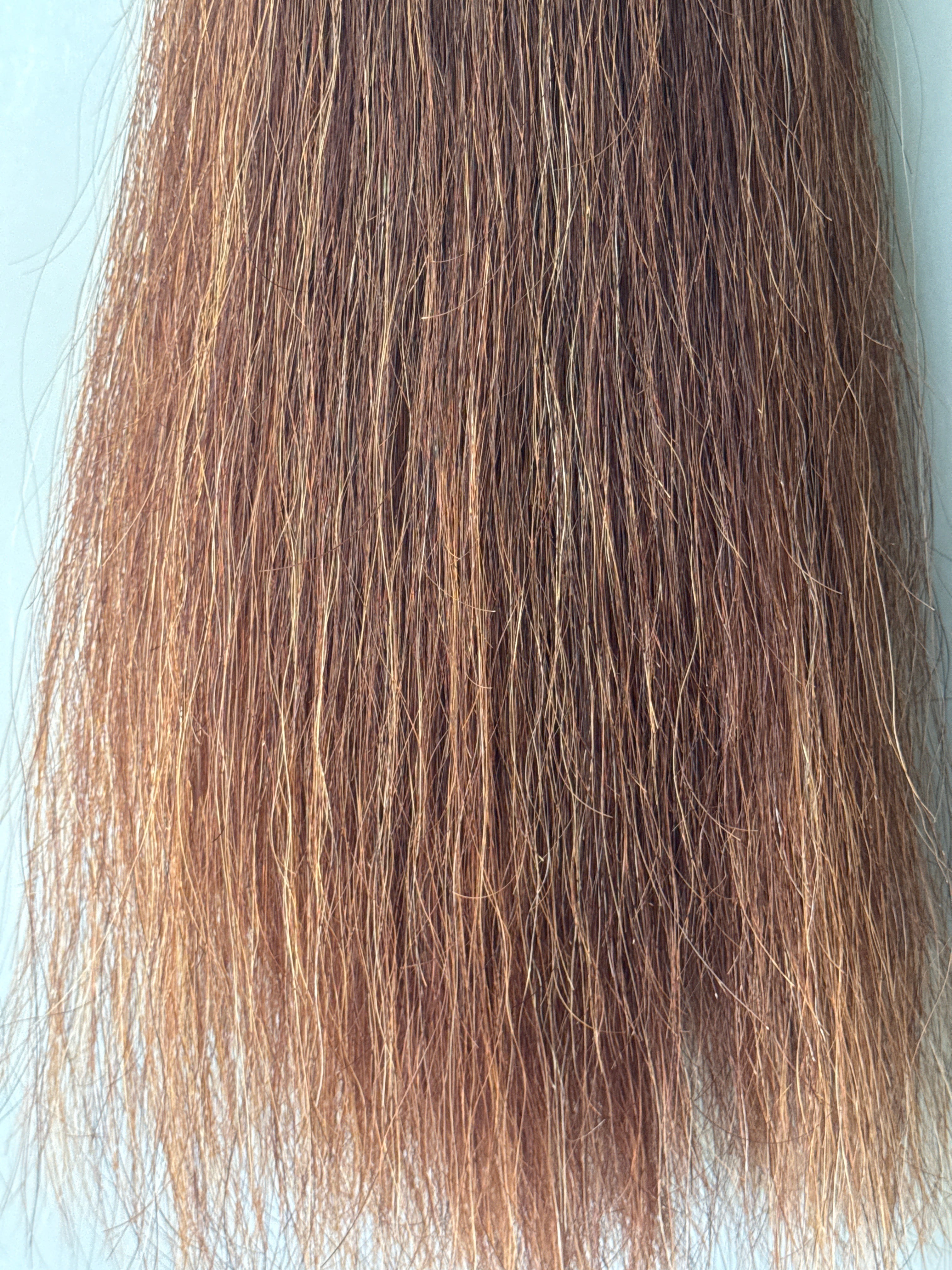 Chestnut mix blend 70 cm natural end 70 cm Double plus 2.5-2 3/4 times ) 480g