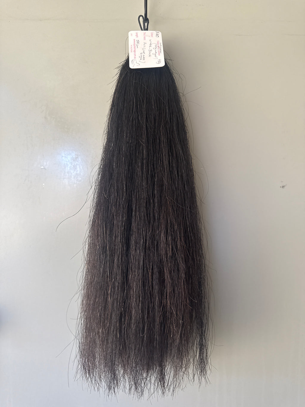 Weighted Liver black Single thickness small 150g weight added final weight 430g length 58 cm pony