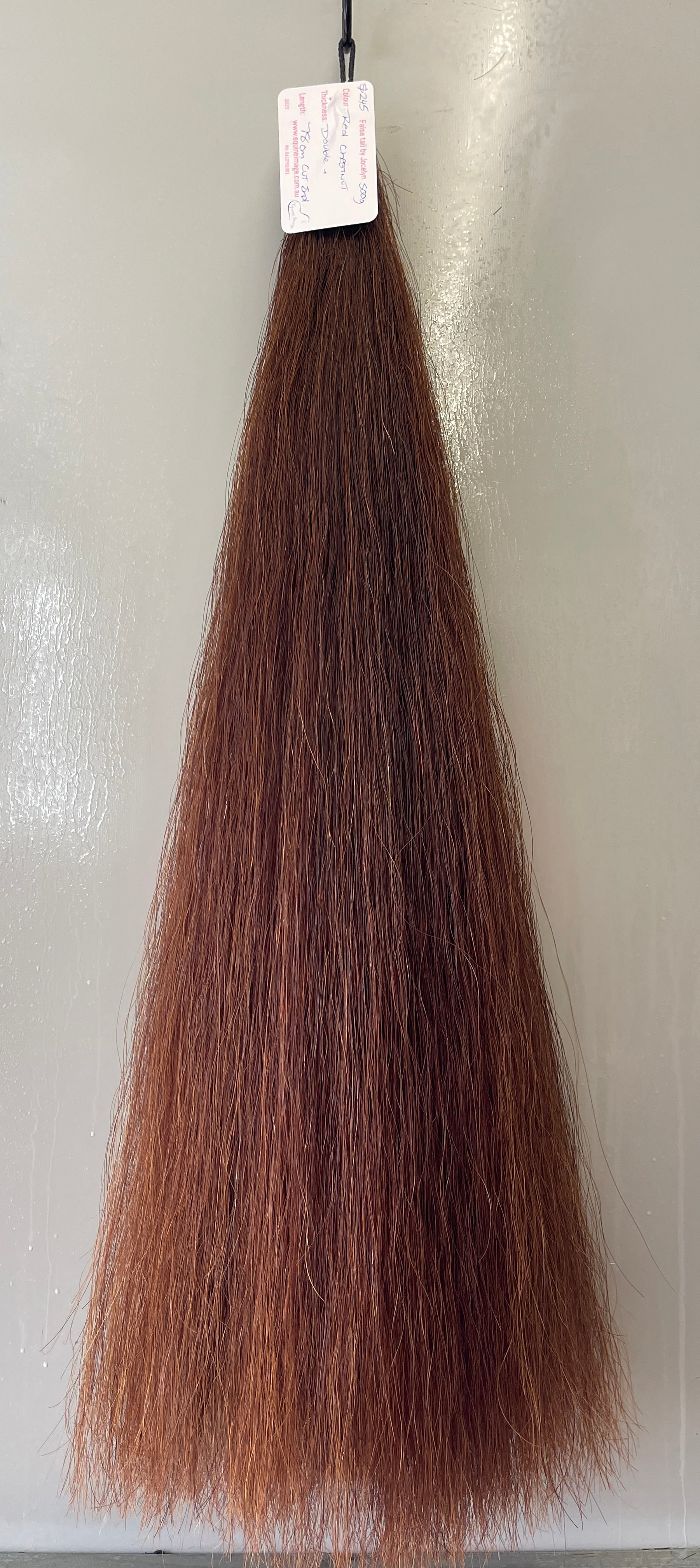Red chestnut Double plus ( 2.5 times ) 78 cm cut end