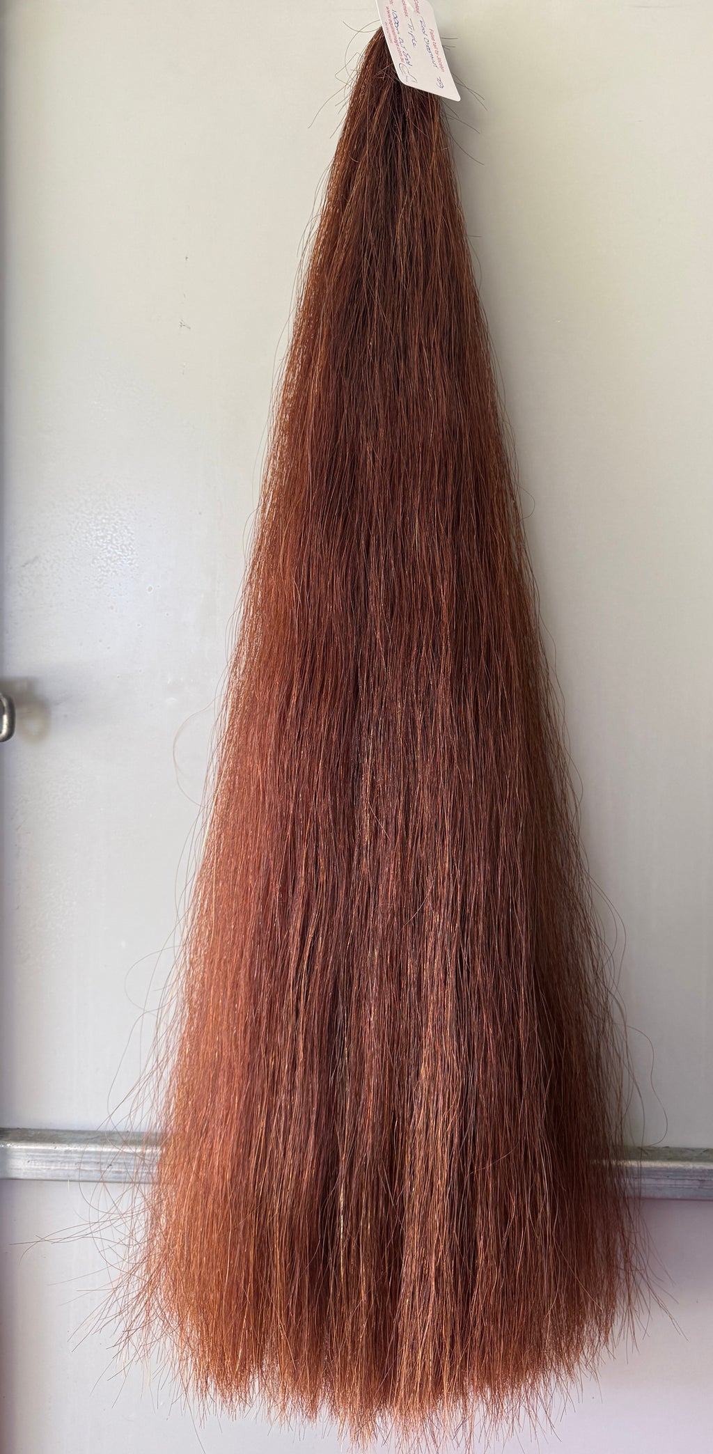 Qhorse length 100 cm cut end Red Chestnut Triple thickness 750g of hair