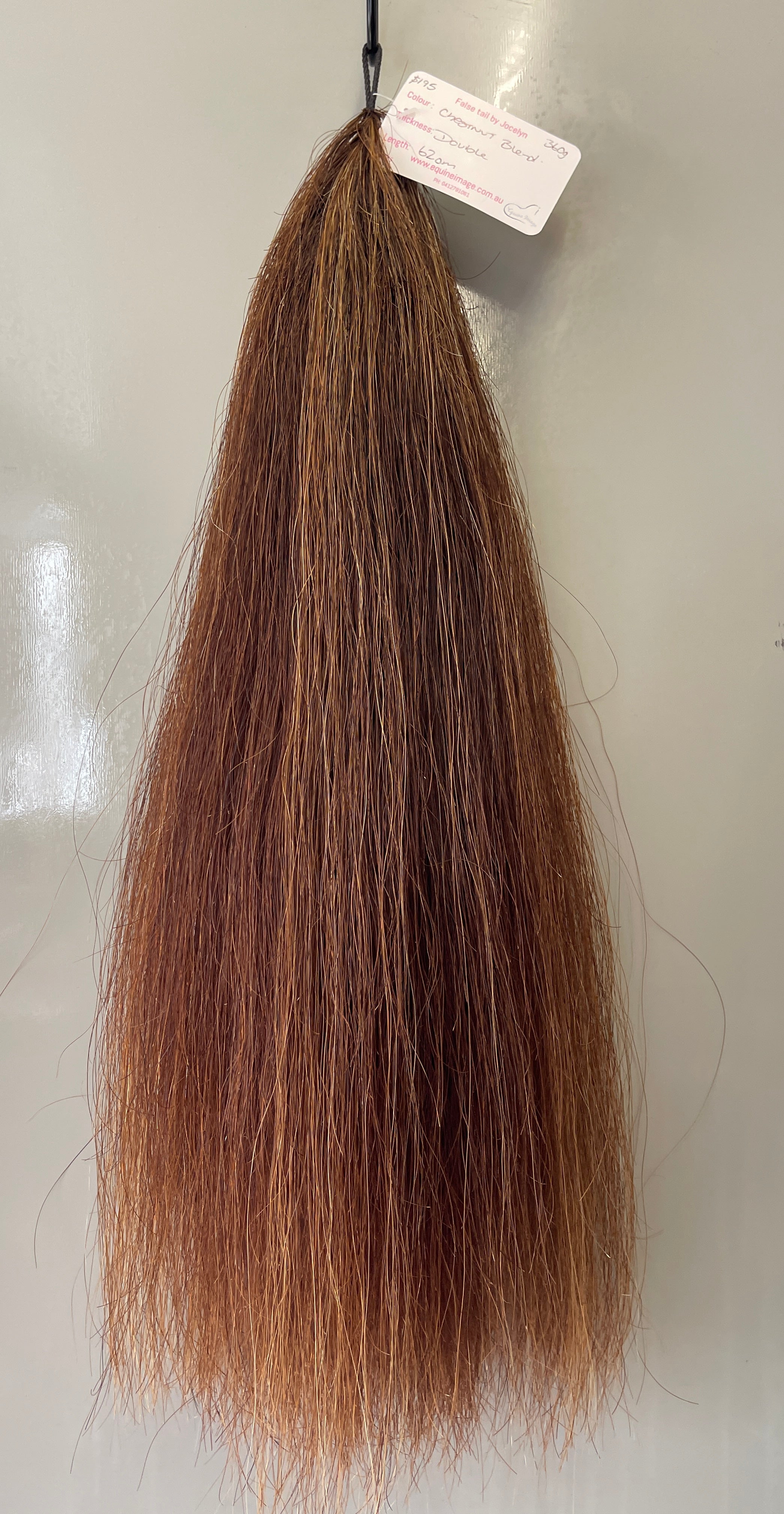 Chestnut Blend  Double Thickness ( 2 times) 62 cm cut end