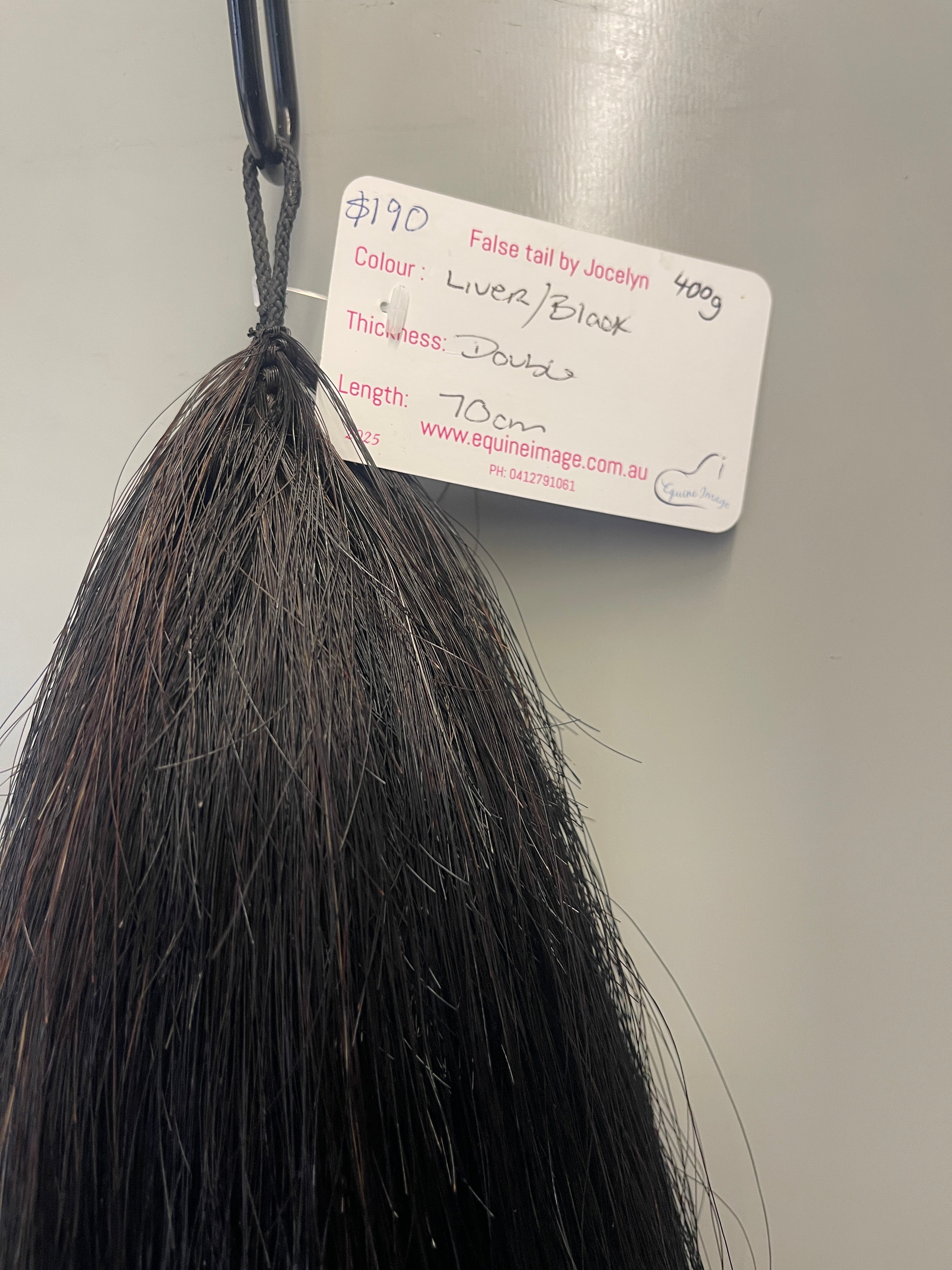 Liver/ Black 70 cm long Double Thickness