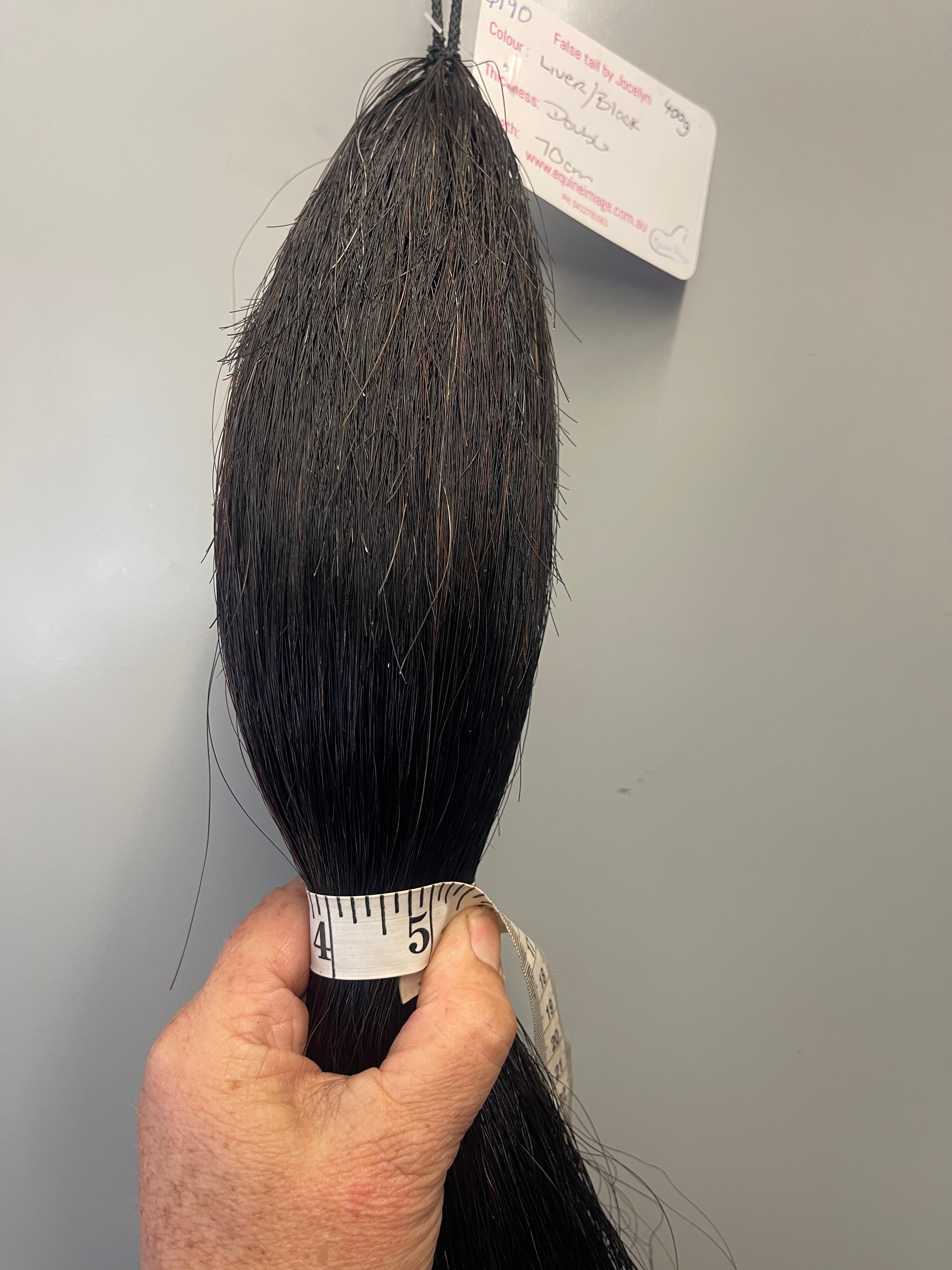 Liver/ Black 70 cm long Double Thickness