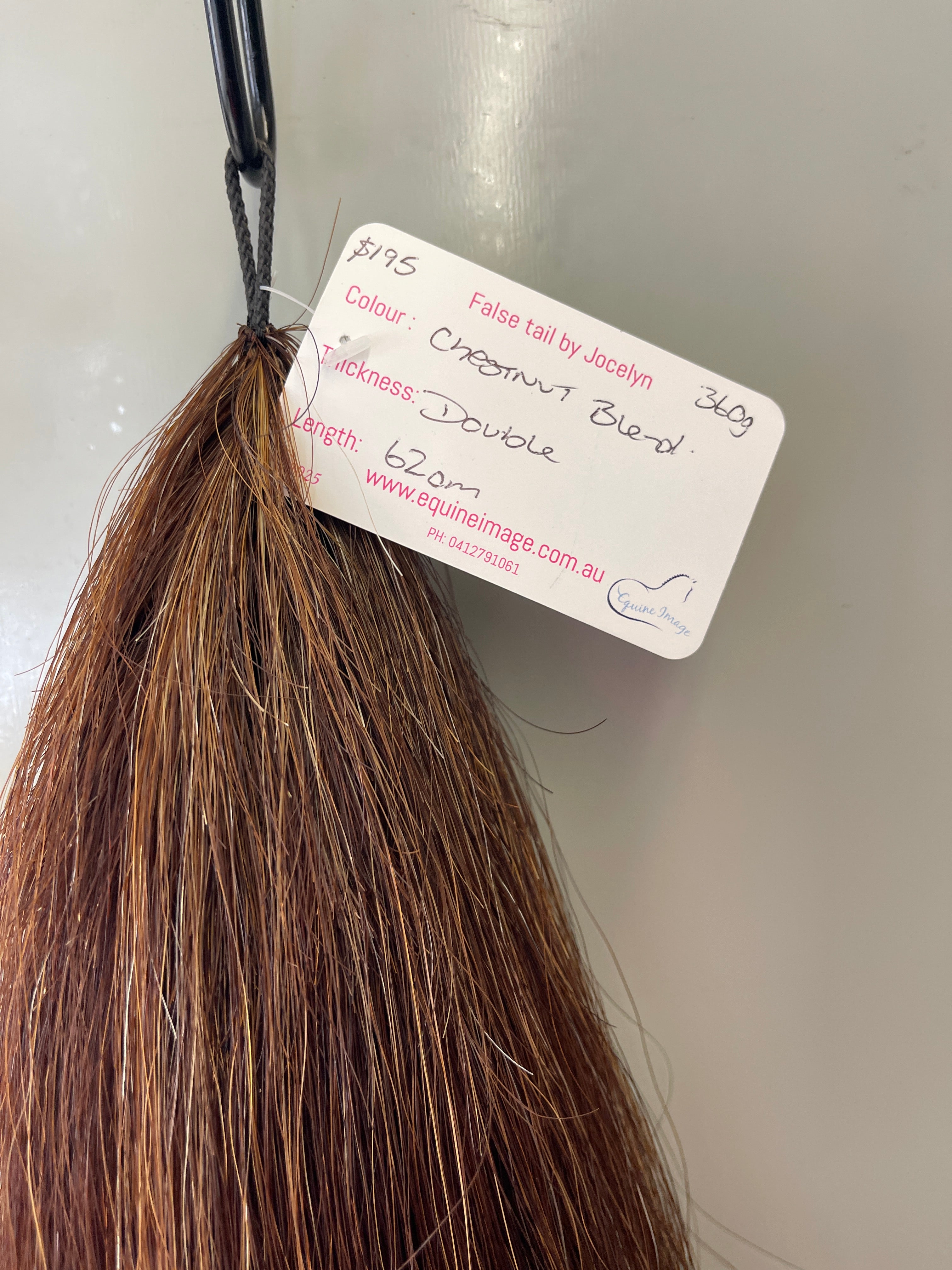 Chestnut Blend  Double Thickness ( 2 times) 62 cm cut end