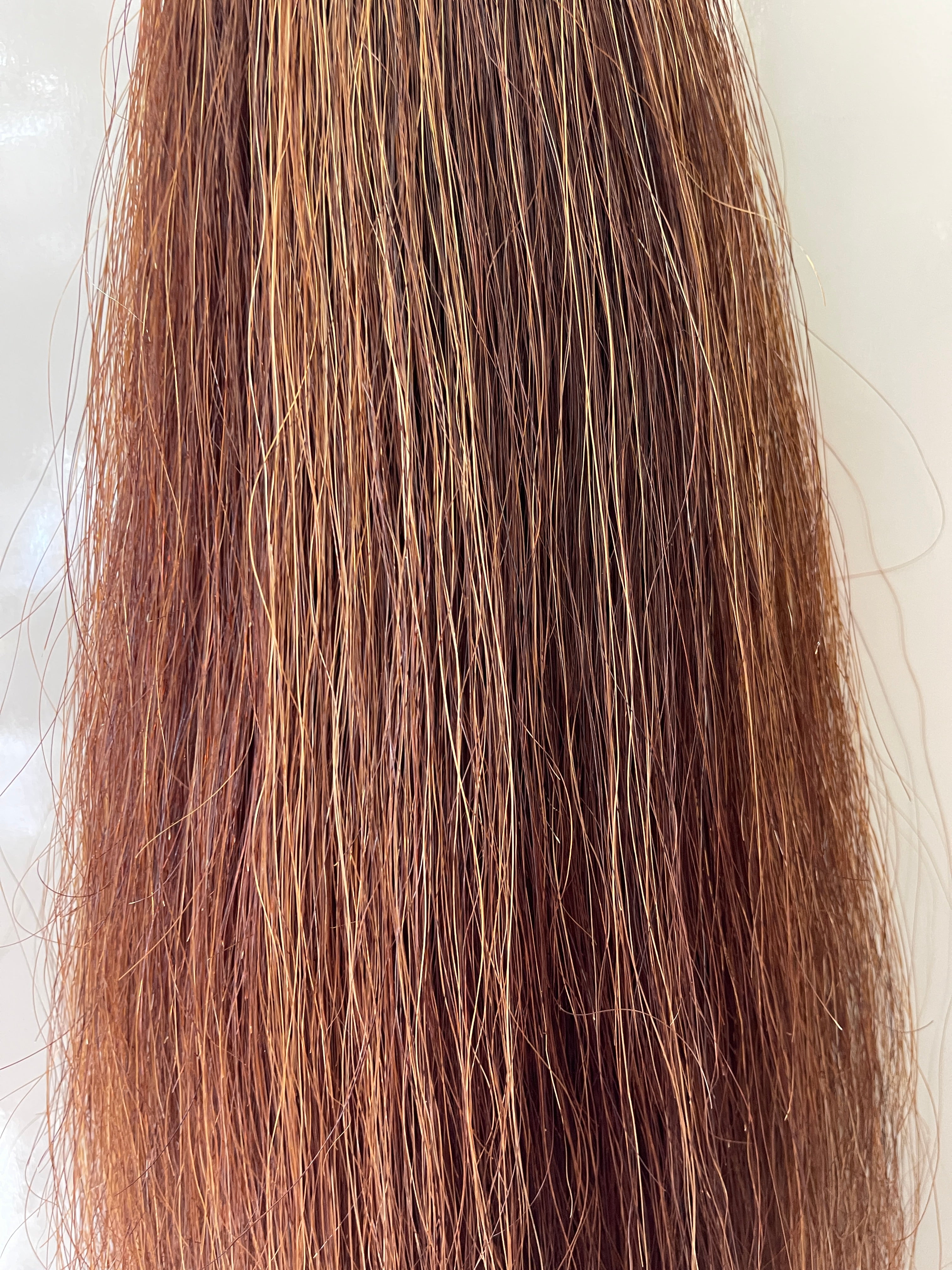 Chestnut Blend  Double Thickness ( 2 times) 62 cm cut end