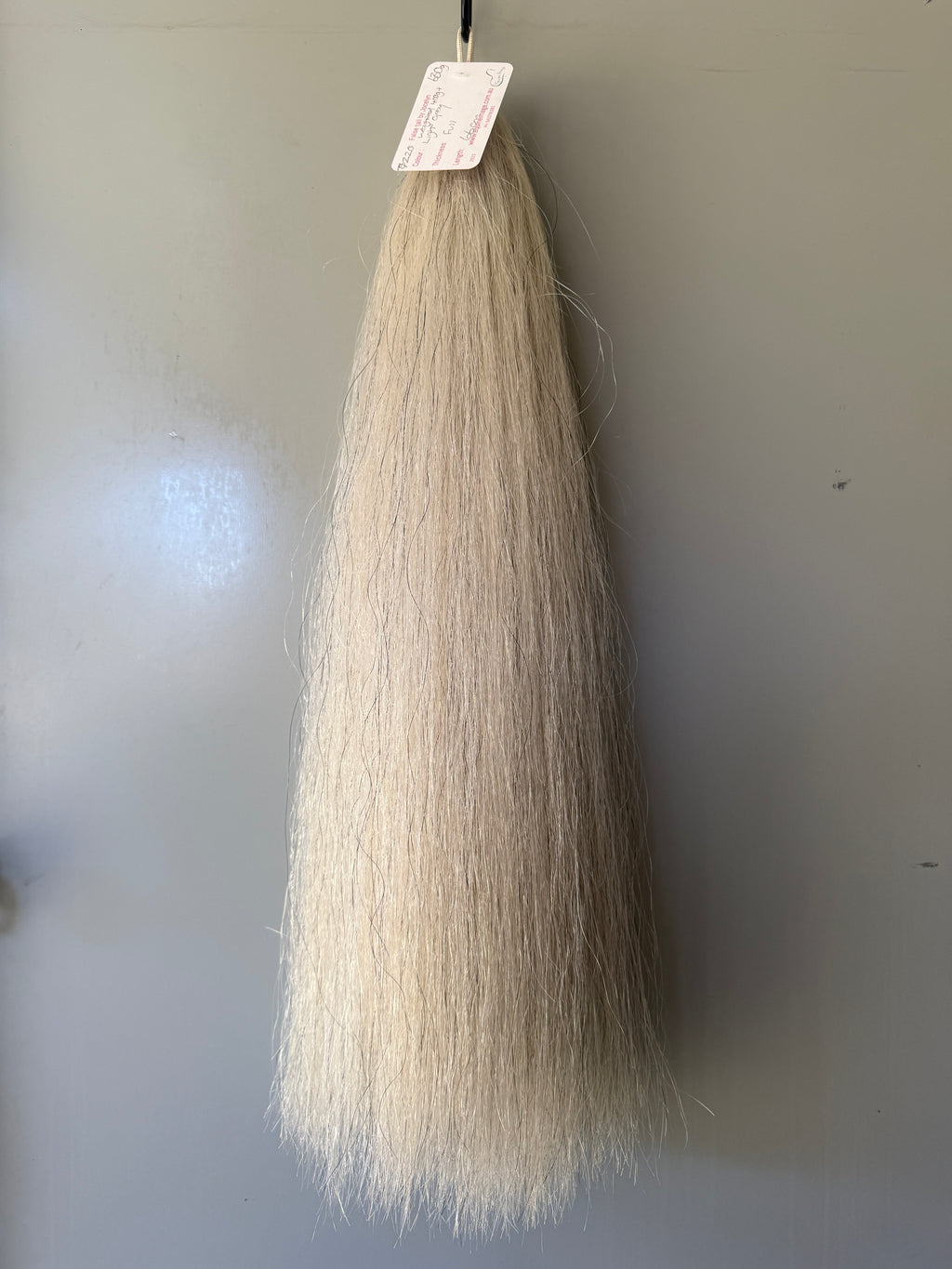 Weighted Light Grey  66 cm cut end -400g weight added Full ( just over single )thickness Final weight 630g