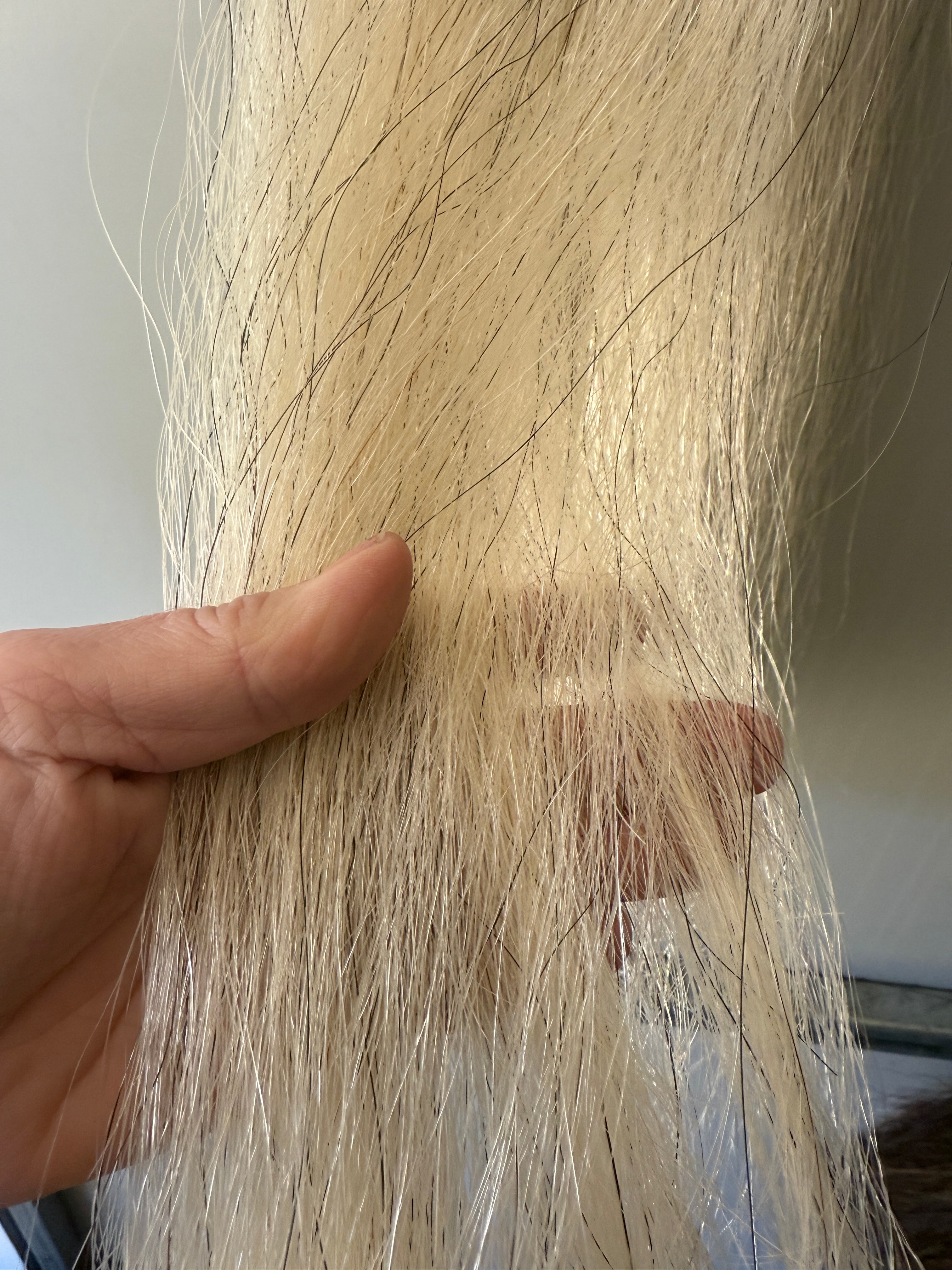 Weighted Light Grey  66 cm cut end -400g weight added Full ( just over single )thickness Final weight 630g