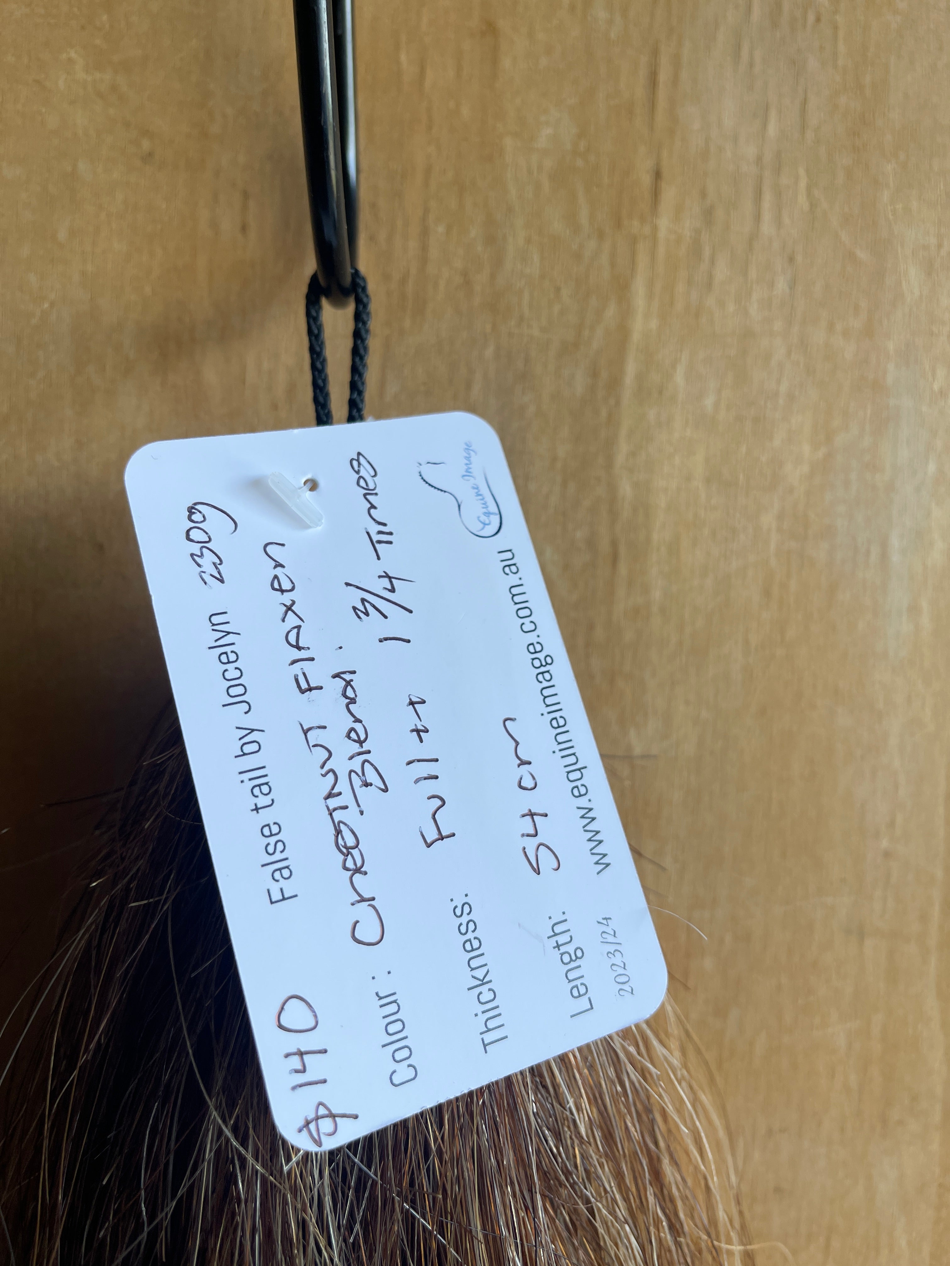 Chestnut Flaxen Blend Full ++ 54cm cut end