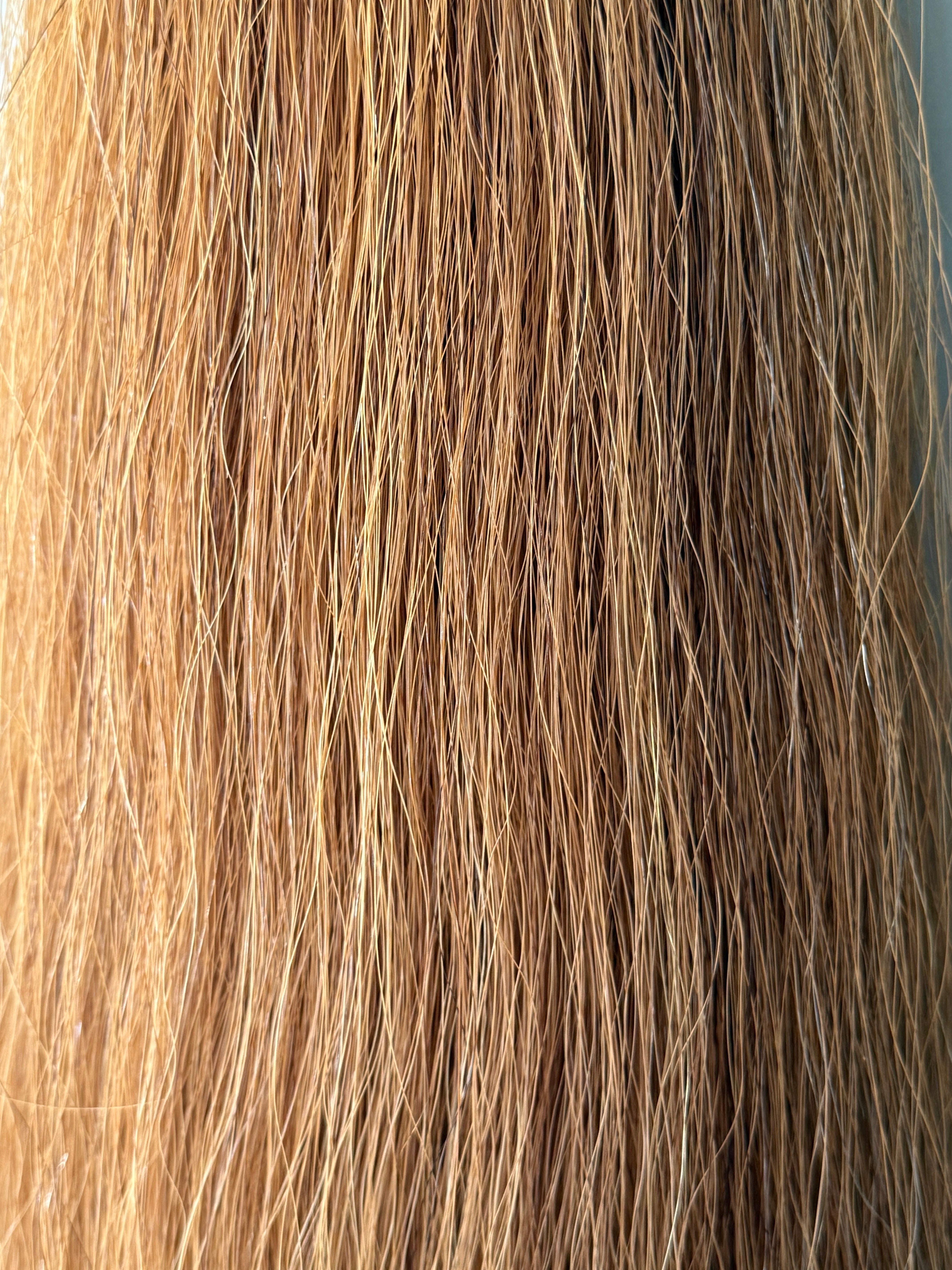 Qhorse length Very light chestnut 100 cm cut end Double thickness