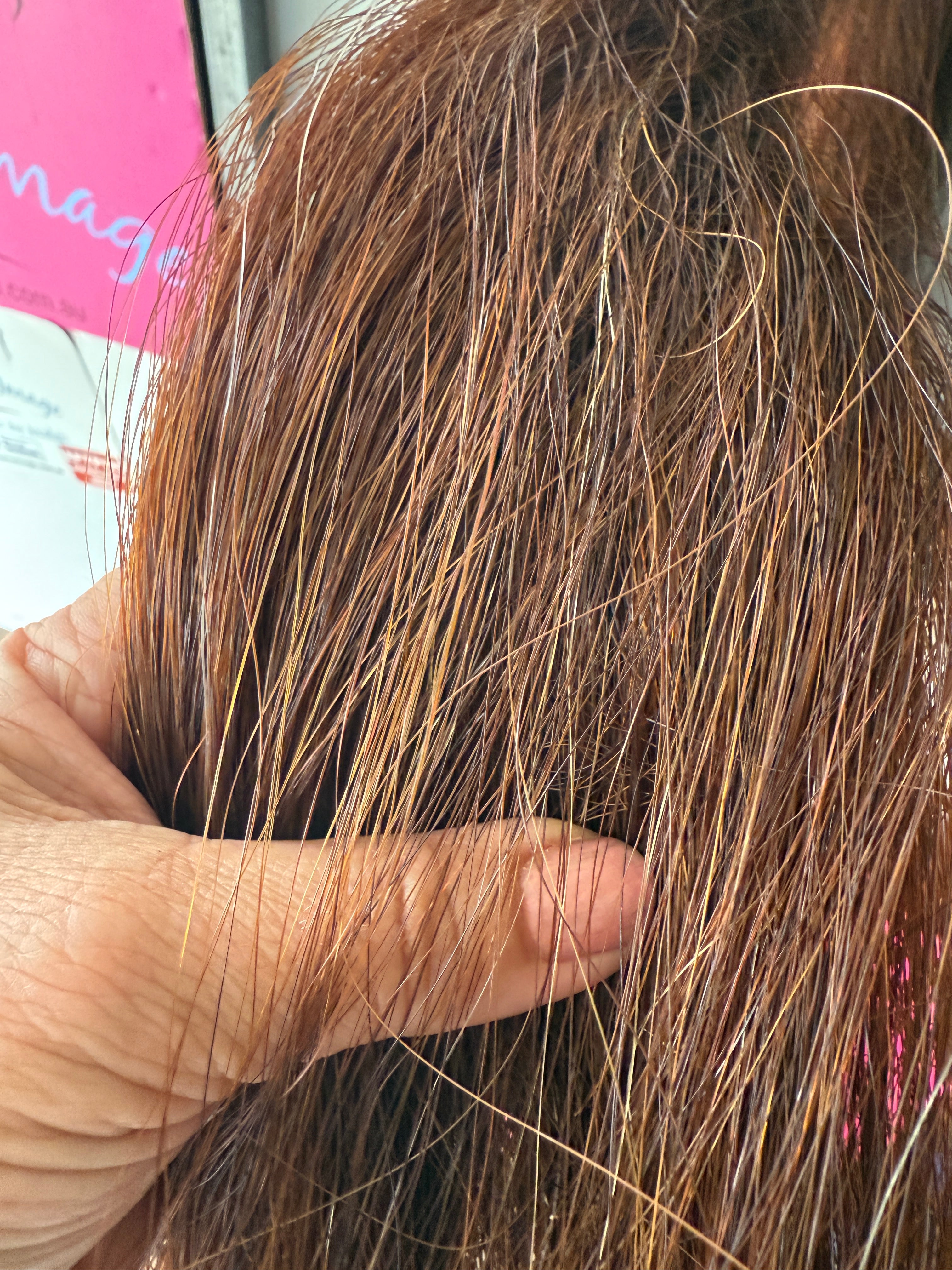 Qhorse length 100 cm cut end Red Chestnut Triple thickness 750g of hair