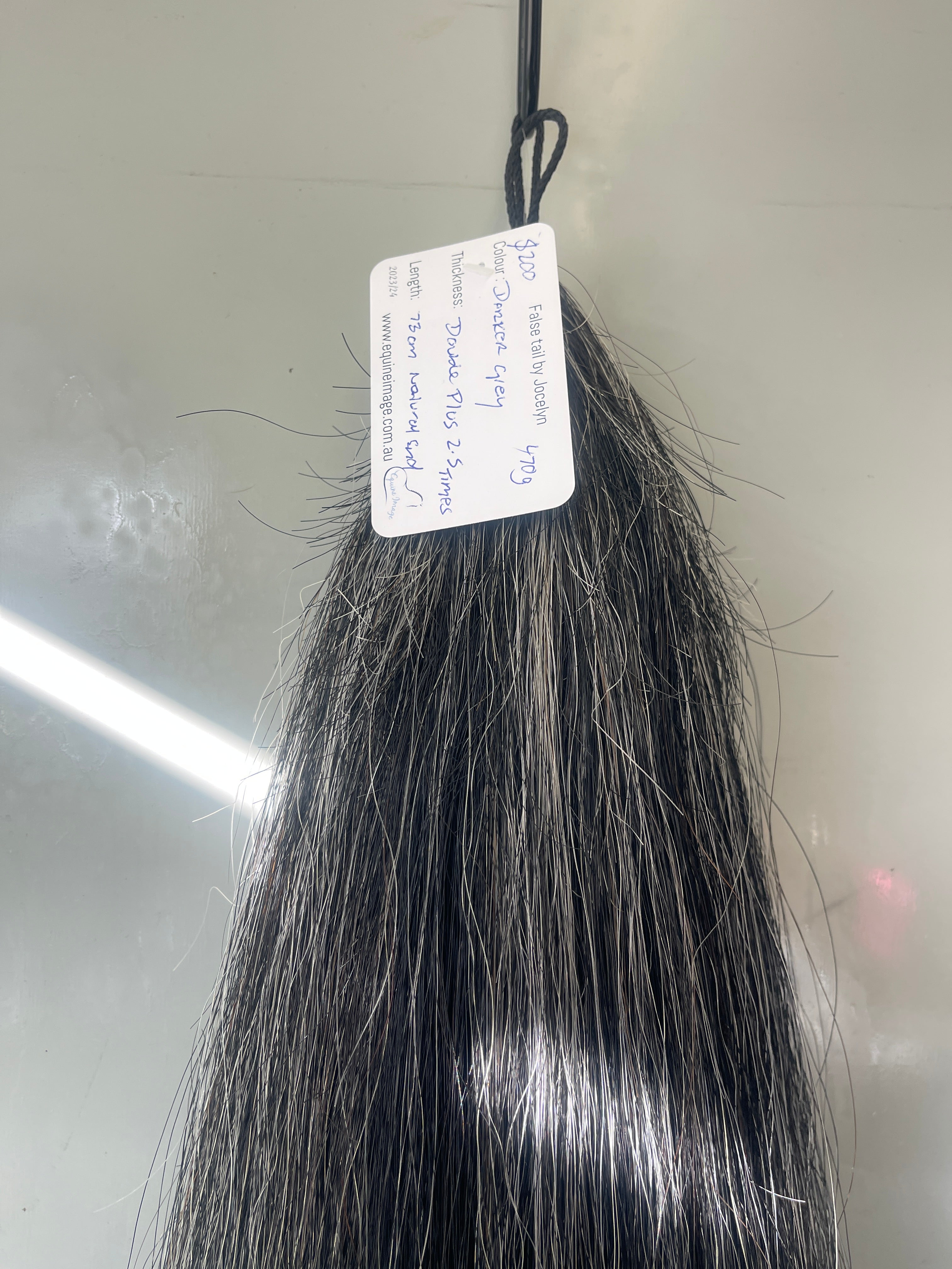 Darker grey 73-76 cm natural end Double plus thickness