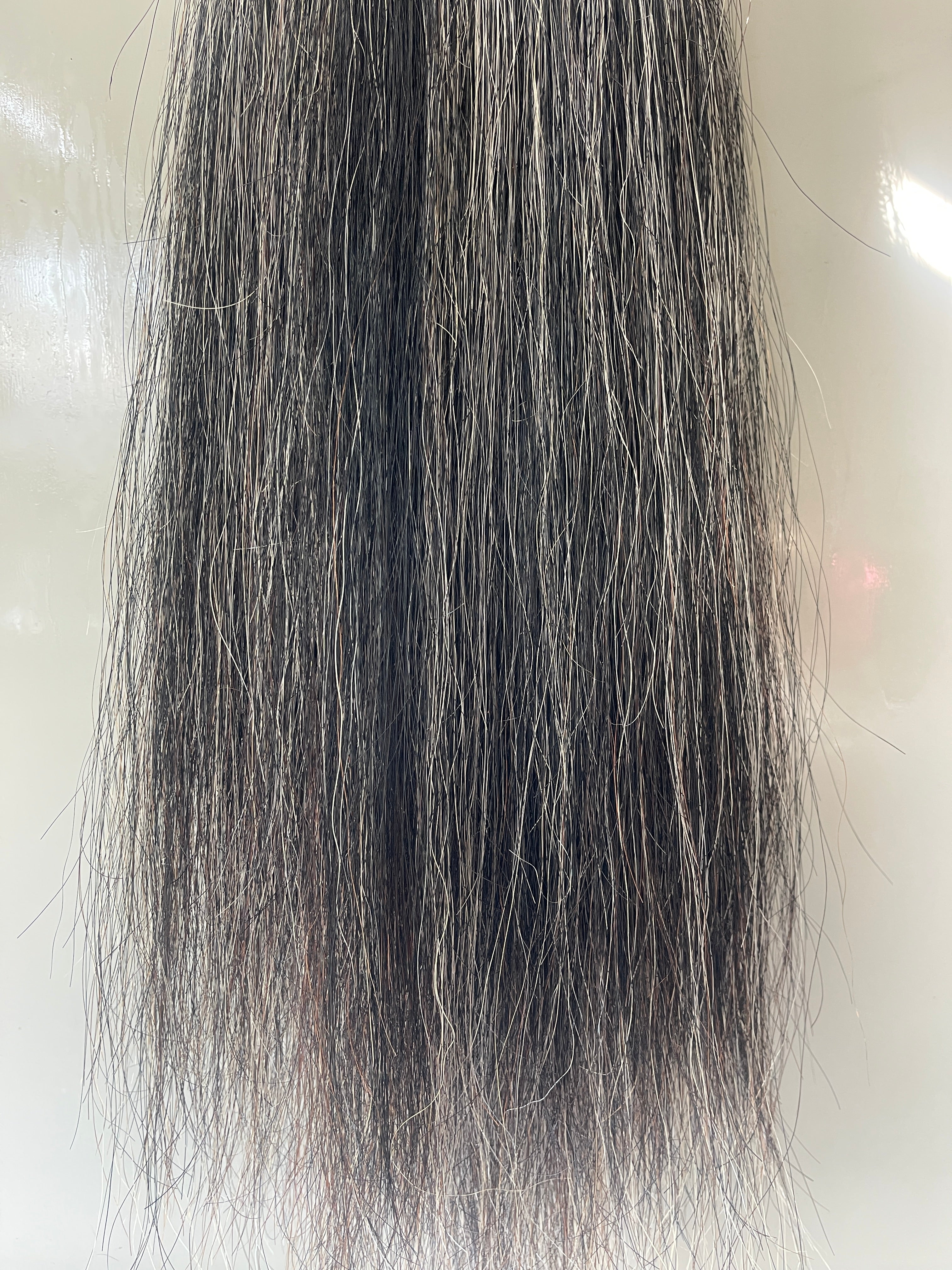 Darker grey 73-76 cm natural end Double plus thickness